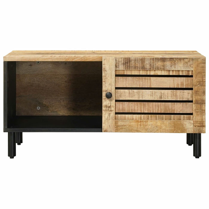 Masă de cafea natural 80 x 50 x 40 cm Lemn de mango solid WALTI