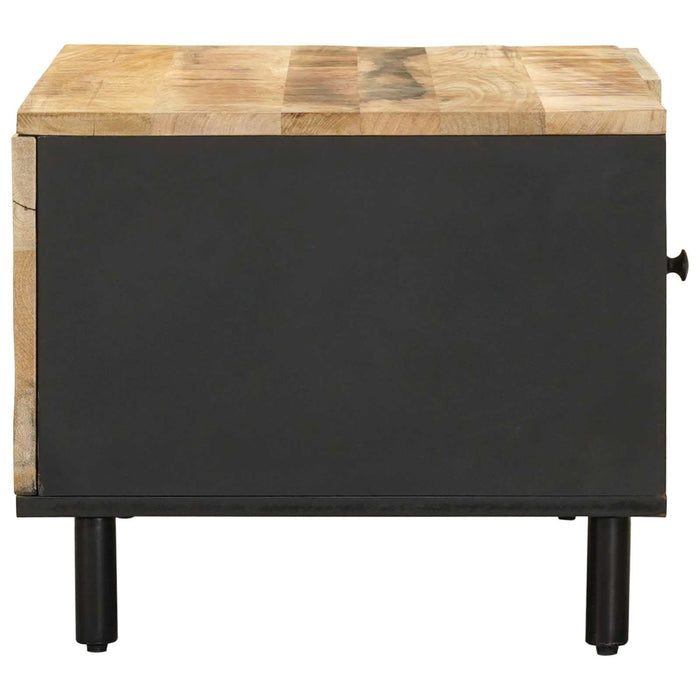 Masă de cafea natural 80 x 50 x 40 cm Lemn de mango solid WALTI