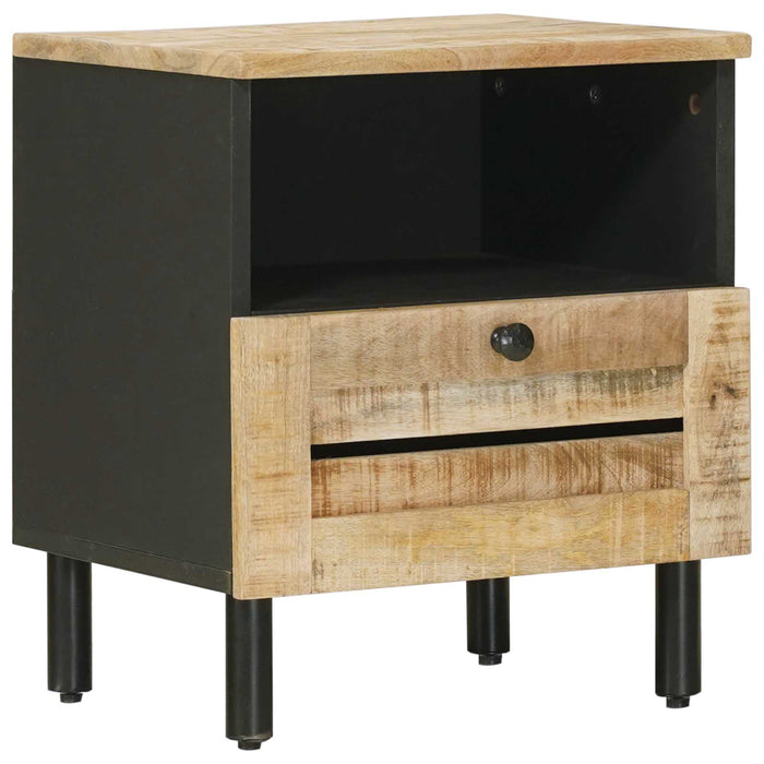 Noptieră natural 40 x 33 x 46 cm Lemn de mango solid WALTI