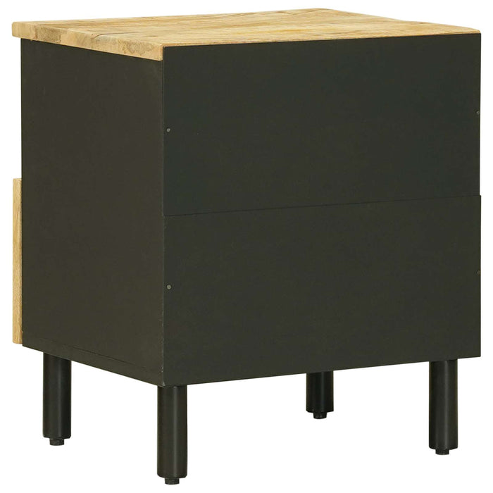 Noptieră 2 pcs Maro 40 x 33 x 46 cm Lemn de mango solid WALTI