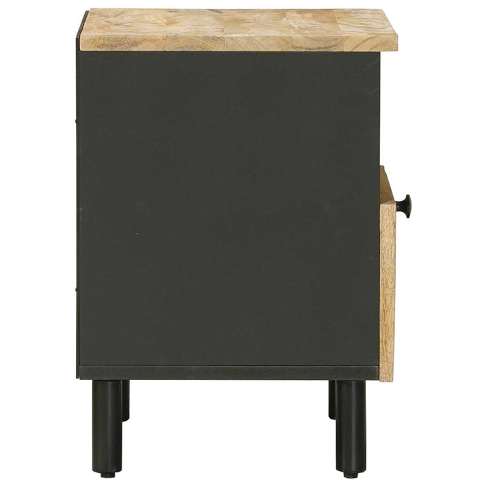 Noptieră 2 pcs Maro 40 x 33 x 46 cm Lemn de mango solid WALTI