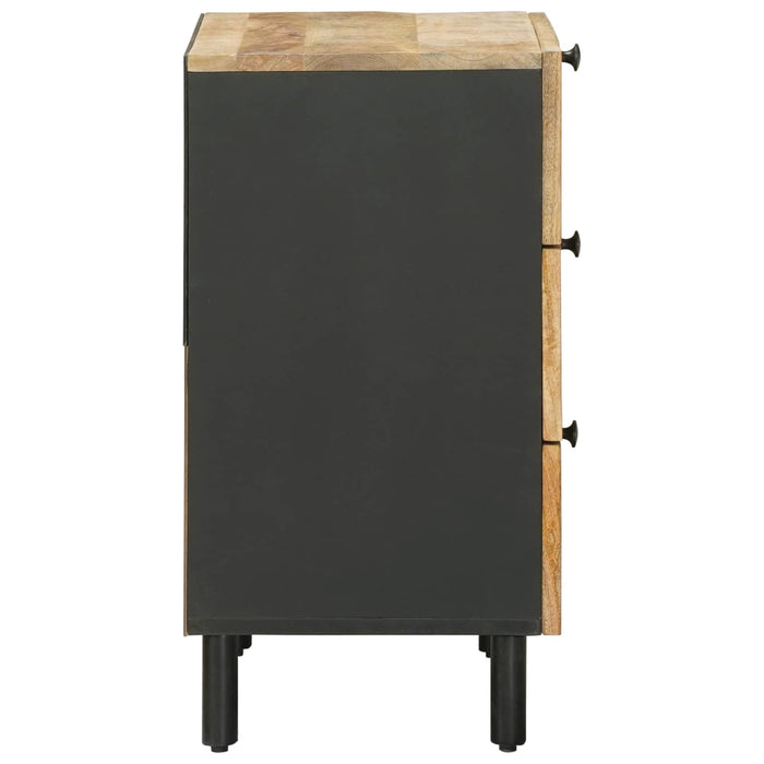 Noptieră natural 50 x 33 x 62 cm Lemn de mango solid WALTI