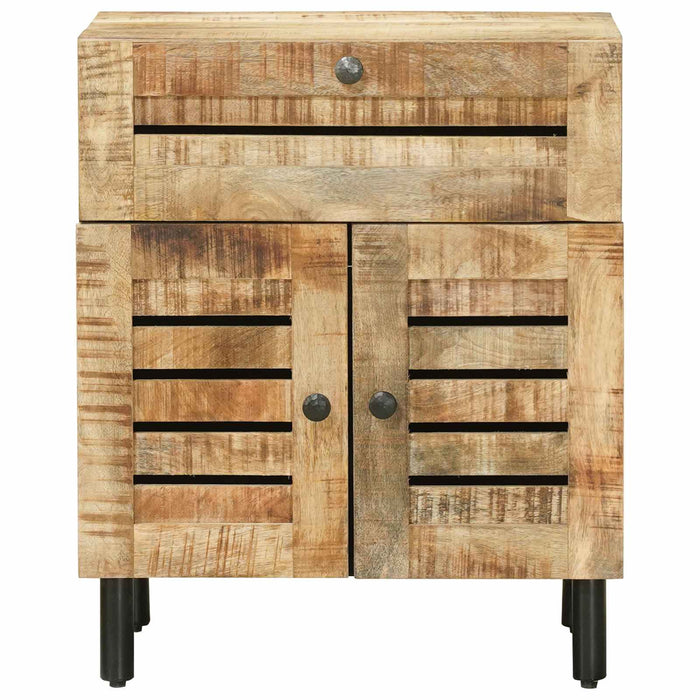 Noptieră natural 50 x 33 x 60 cm Lemn de mango solid WALTI