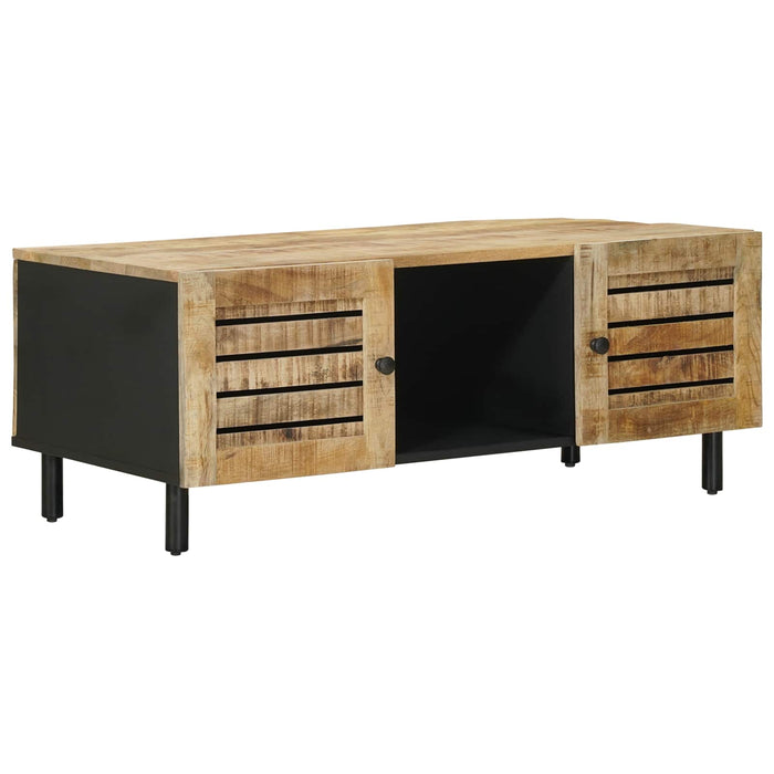 Masă de cafea natural 100 x 54 x 40 cm Lemn de mango solid WALTI