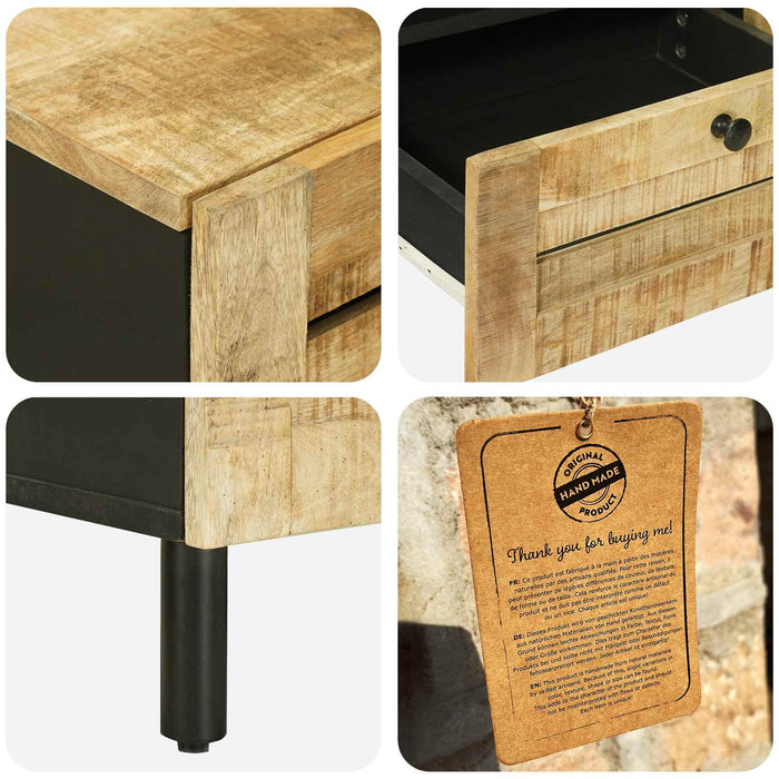 Dulapuri de depozitare natural 105 x 33 x 46 cm WALTI