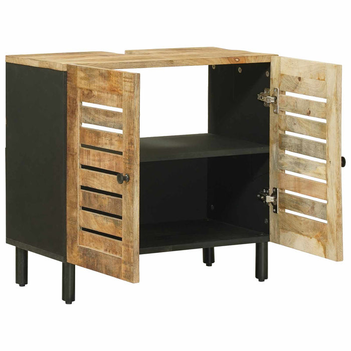 Dulap de chiuvetă cu depozitare Maro și negru 62 x 33 x 58 cm WALTI