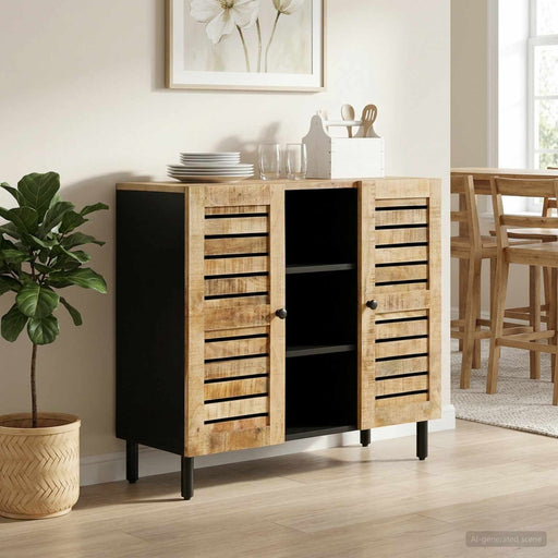 Dulapuri de depozitare natural 90 x 33 x 75 cm - WALTI WALTI