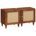 Dulap de noapte 2 pcs Maro 40 x 33,5 x 46 cm - WALTI WALTI