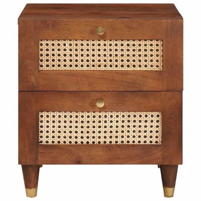 Dulap de noapte cu sertar 2 pcs Maro 40 x 33,5 x 46 cm - WALTI WALTI