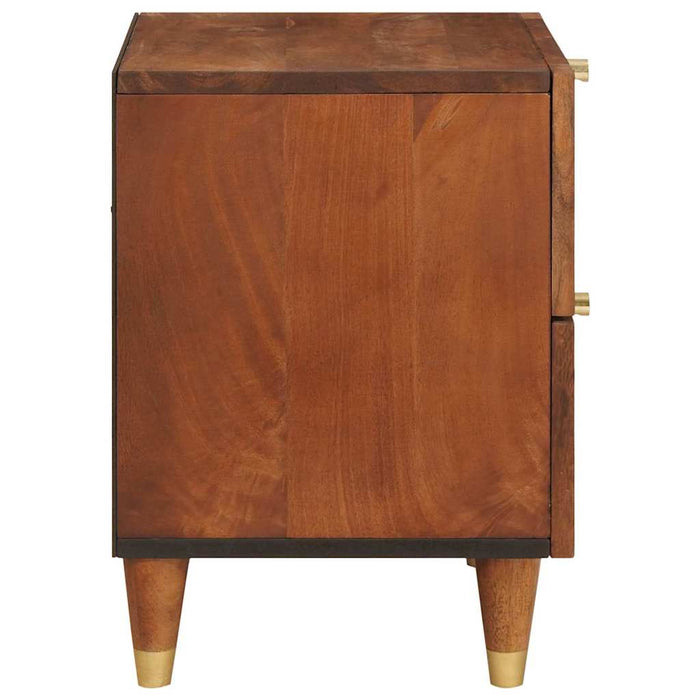 Dulap de noapte cu sertar 2 pcs Maro 40 x 33,5 x 46 cm - WALTI WALTI
