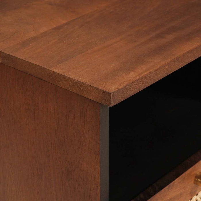 Cabinet TV cu sertar Maro 70 x 33,5 x 46 cm Lemn de mango solid - WALTI WALTI