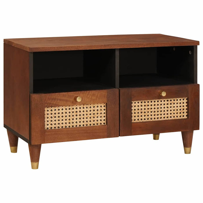 Cabinet TV cu sertar Maro 70 x 33,5 x 46 cm Lemn de mango solid - WALTI WALTI