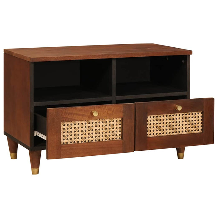 Cabinet TV cu sertar Maro 70 x 33,5 x 46 cm Lemn de mango solid - WALTI WALTI