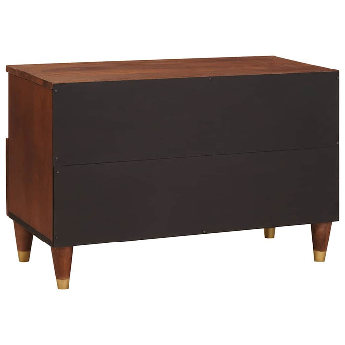Cabinet TV cu sertar Maro 70 x 33,5 x 46 cm Lemn de mango solid - WALTI WALTI