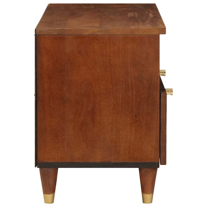 Cabinet TV cu sertar Maro 70 x 33,5 x 46 cm Lemn de mango solid - WALTI WALTI