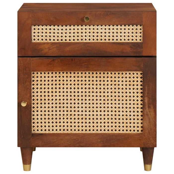 Mese de noptieră cu sertar 50 x 33 x 60 cm Lemn de mango solid - WALTI WALTI