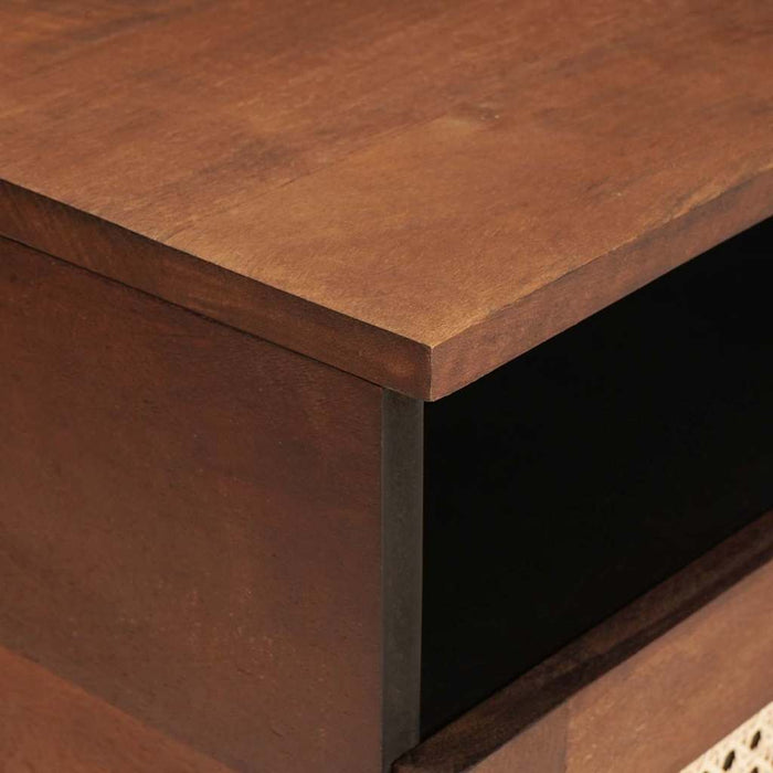 Masă de cafea cu sertar 80 x 54 x 40 cm Lemn de mango solid - WALTI WALTI