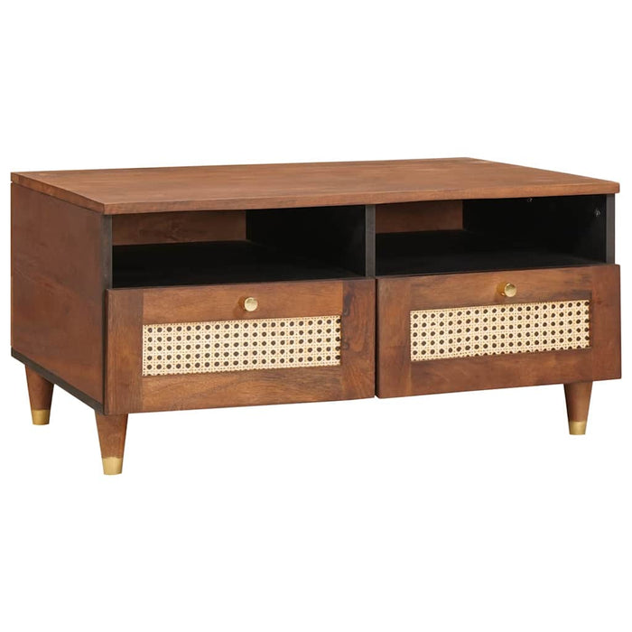 Masă de cafea cu sertar 80 x 54 x 40 cm Lemn de mango solid - WALTI WALTI