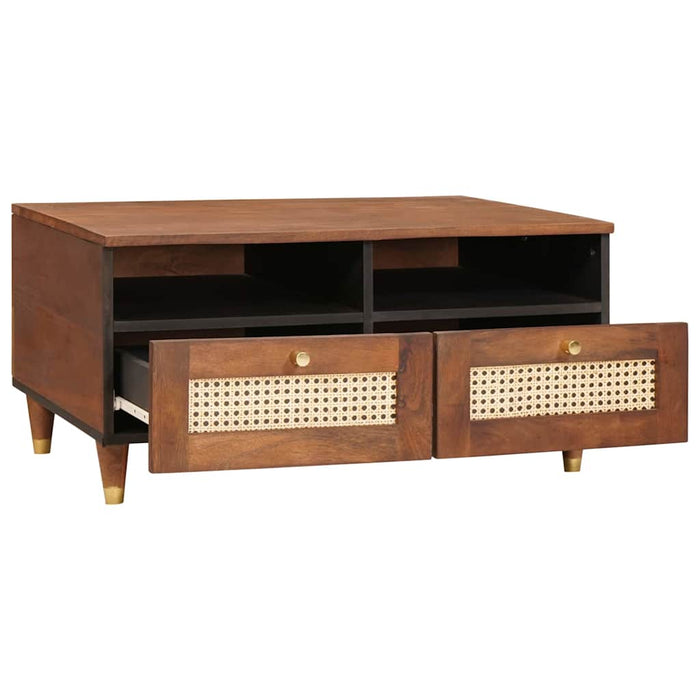 Masă de cafea cu sertar 80 x 54 x 40 cm Lemn de mango solid - WALTI WALTI