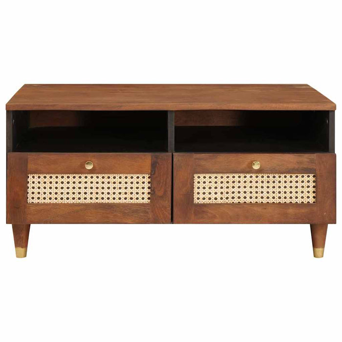 Masă de cafea cu sertar 80 x 54 x 40 cm Lemn de mango solid - WALTI WALTI