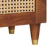 Cabinet TV cu raft Maro 105 x 33,5 x 46 cm Lemn de mango solid - WALTI WALTI