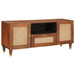 Cabinet TV cu raft Maro 105 x 33,5 x 46 cm Lemn de mango solid - WALTI WALTI