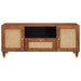 Cabinet TV cu raft Maro 105 x 33,5 x 46 cm Lemn de mango solid - WALTI WALTI