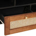 Cabinet TV cu raft Maro 100 x 33,5 x 46 cm Lemn de mango solid - WALTI WALTI