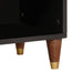 Cabinet TV cu raft Maro 100 x 33,5 x 46 cm Lemn de mango solid - WALTI WALTI