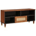 Cabinet TV cu raft Maro 100 x 33,5 x 46 cm Lemn de mango solid - WALTI WALTI