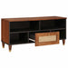 Cabinet TV cu raft Maro 100 x 33,5 x 46 cm Lemn de mango solid - WALTI WALTI