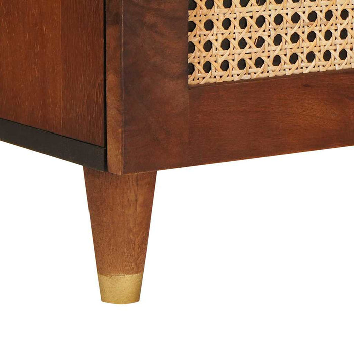 Cabinet TV cu sertar Maro 80 x 33,5 x 46 cm Lemn de mango solid - WALTI WALTI