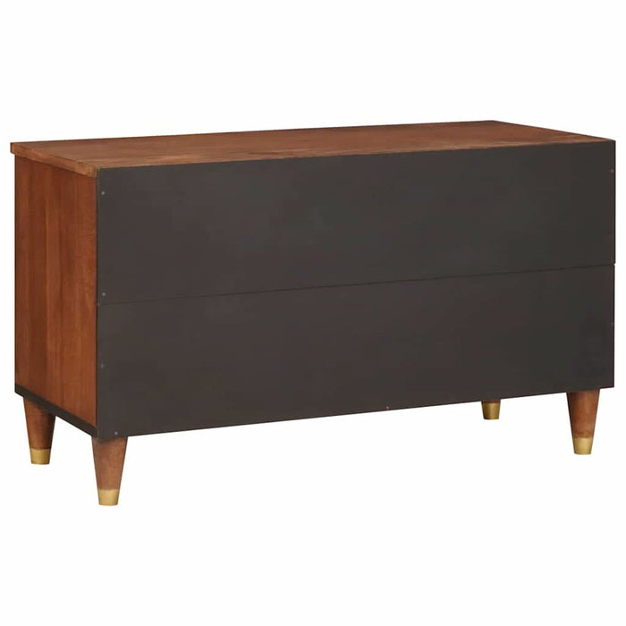Cabinet TV cu sertar Maro 80 x 33,5 x 46 cm Lemn de mango solid - WALTI WALTI