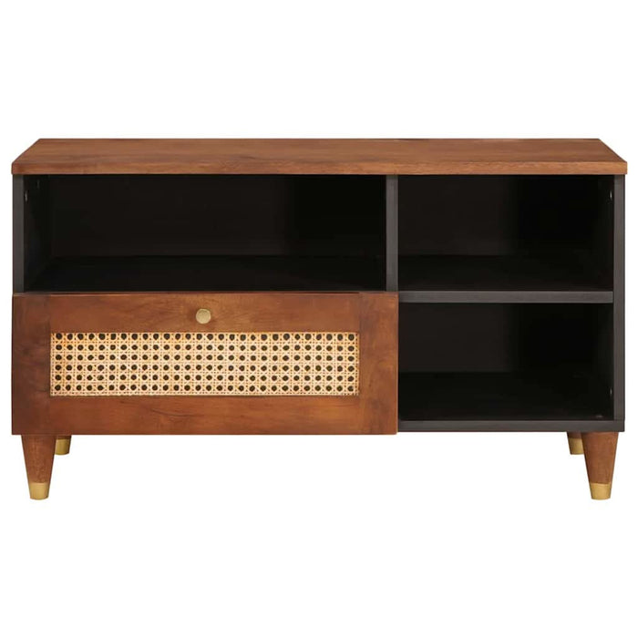 Cabinet TV cu sertar Maro 80 x 33,5 x 46 cm Lemn de mango solid - WALTI WALTI
