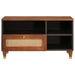 Cabinet TV cu sertar Maro 80 x 33,5 x 46 cm Lemn de mango solid - WALTI WALTI
