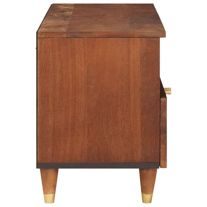 Cabinet TV cu sertar Maro 80 x 33,5 x 46 cm Lemn de mango solid - WALTI WALTI