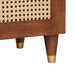 Cabinet TV cu raft Maro 100 x 33,5 x 46 cm Lemn de mango solid - WALTI WALTI