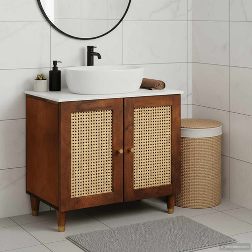 Dulap de chiuvetă cu raft Maro 62 x 33 x 58 cm Lemn compozit - WALTI WALTI