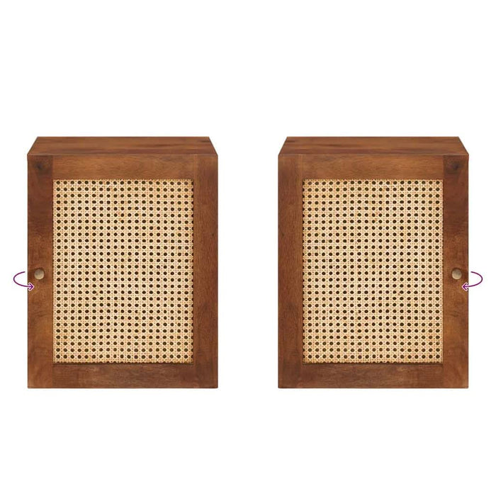 Dulap de Baie cu raft Pe perete cu ușă Maro 38 x 33.5 x 48 cm - WALTI WALTI