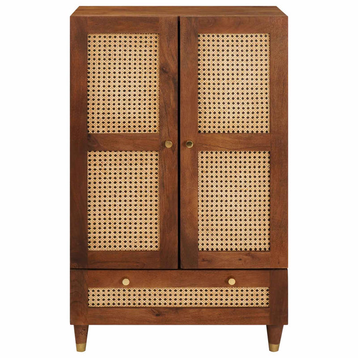 Șifonier Înalt Maro 60 x 33,5 x 100 cm Lemn de mango solid WALTI