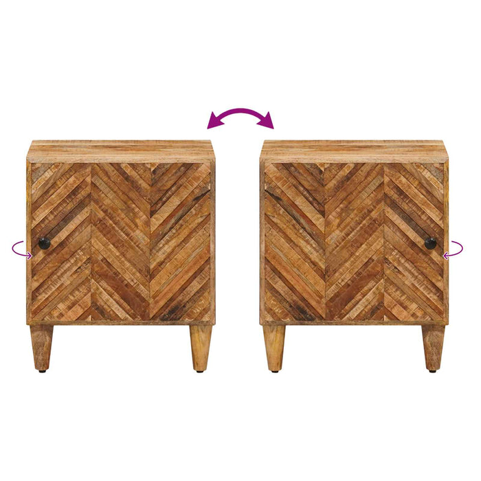 Noptieră Maro 40 x 33,5 x 46 cm Lemn de mango solid - WALTI WALTI