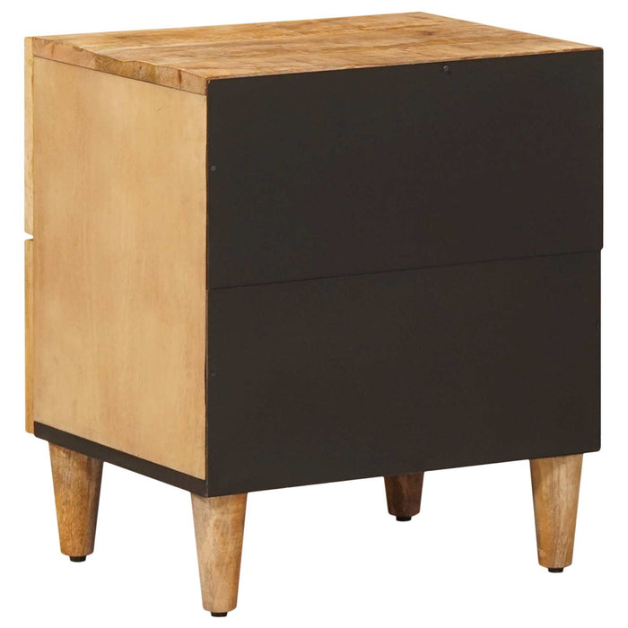 Noptieră 2 pcs Maro 40 x 33,5 x 46 cm Lemn de mango solid - WALTI WALTI