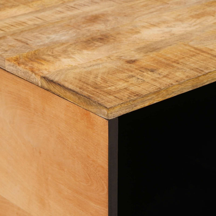 Masă de cafea Maro 80 x 50 x 40 cm Lemn de mango solid WALTI