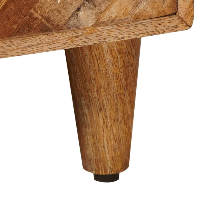 Masă de cafea Maro 80 x 50 x 40 cm Lemn de mango solid WALTI
