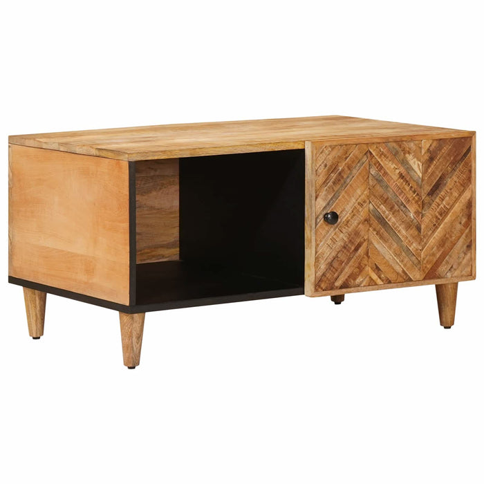 Masă de cafea Maro 80 x 50 x 40 cm Lemn de mango solid WALTI