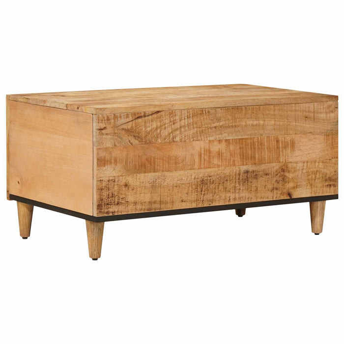 Masă de cafea Maro 80 x 50 x 40 cm Lemn de mango solid WALTI
