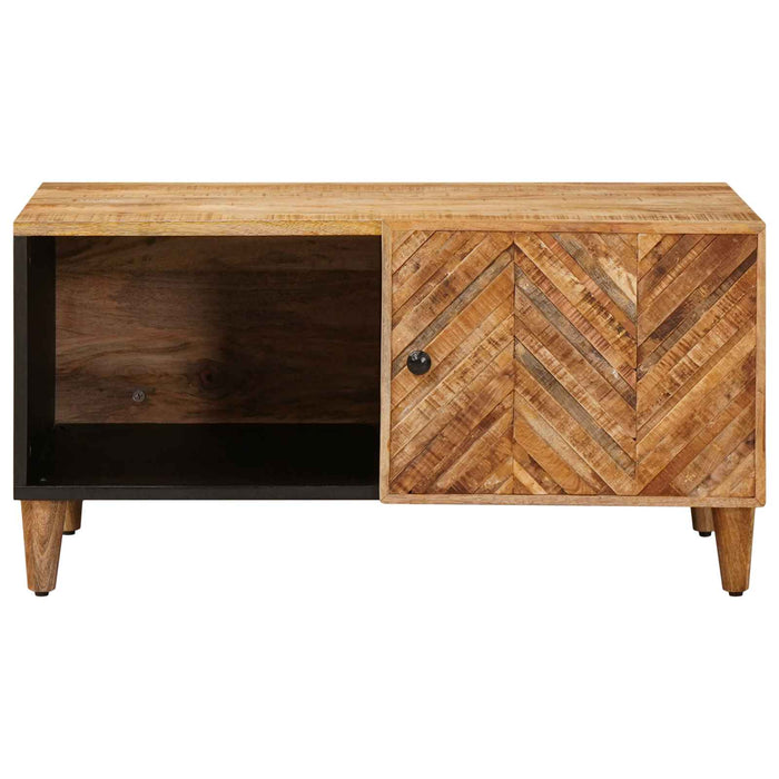 Masă de cafea Maro 80 x 50 x 40 cm Lemn de mango solid WALTI