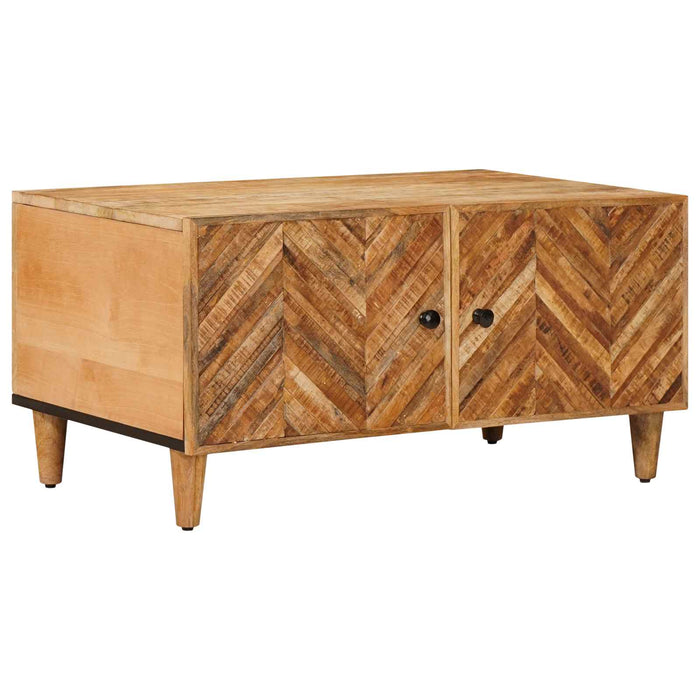 Masă de cafea Maro 80 x 50 x 40 cm Lemn de mango solid WALTI