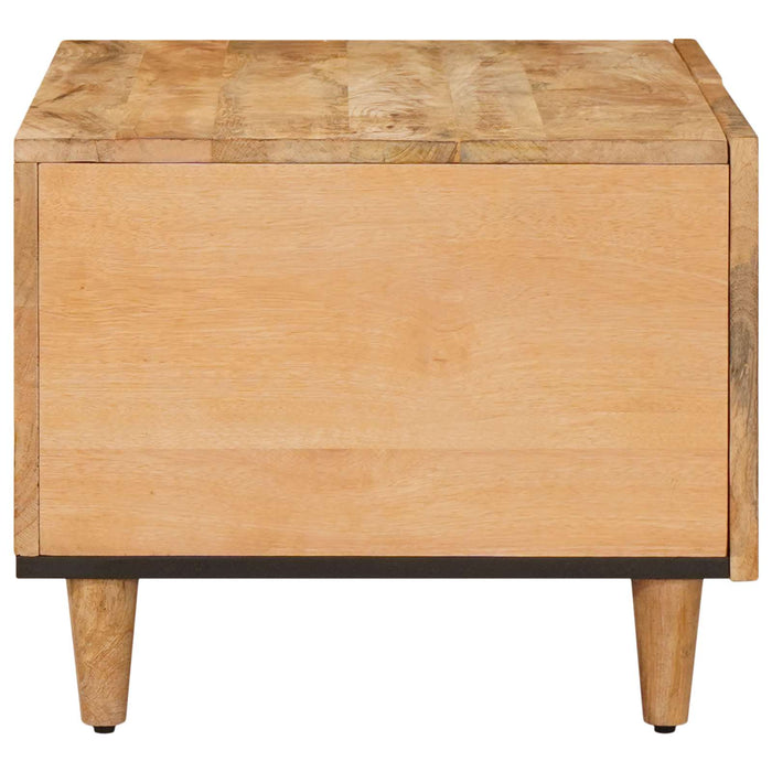 Masă de cafea Maro 80 x 50 x 40 cm Lemn de mango solid WALTI