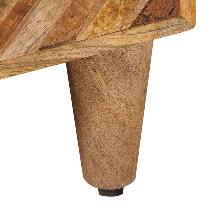 Noptieră 2 pcs Maro 50 x 33 x 60 cm Lemn de mango solid - WALTI WALTI